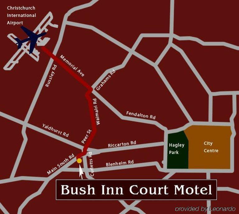 Bush Inn Court Motel Christchurch Exterior photo